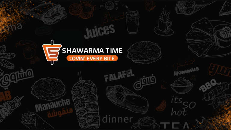 Shawarma Time logo, authentic shawarma and Middle Eastern restaurant in Vancouver BC